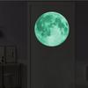 30cm Luminous Moon 3D Wall Sticker For Kids Room Living Room Decor Bedroom Decoration Home Decals Glow In The Dark Wallpaper