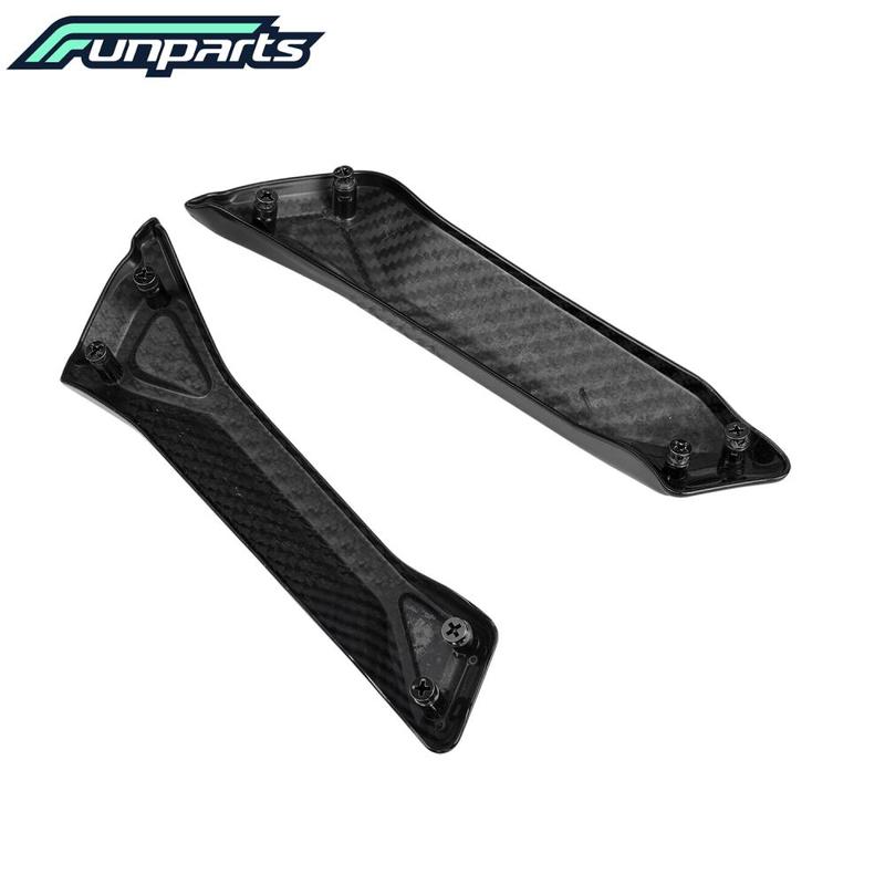 Funparts Motorcycles Side Bumper Block Protector For Surron Ultra Bee Electric Pit Dirt Bike Parts Replacement Carbon Fiber