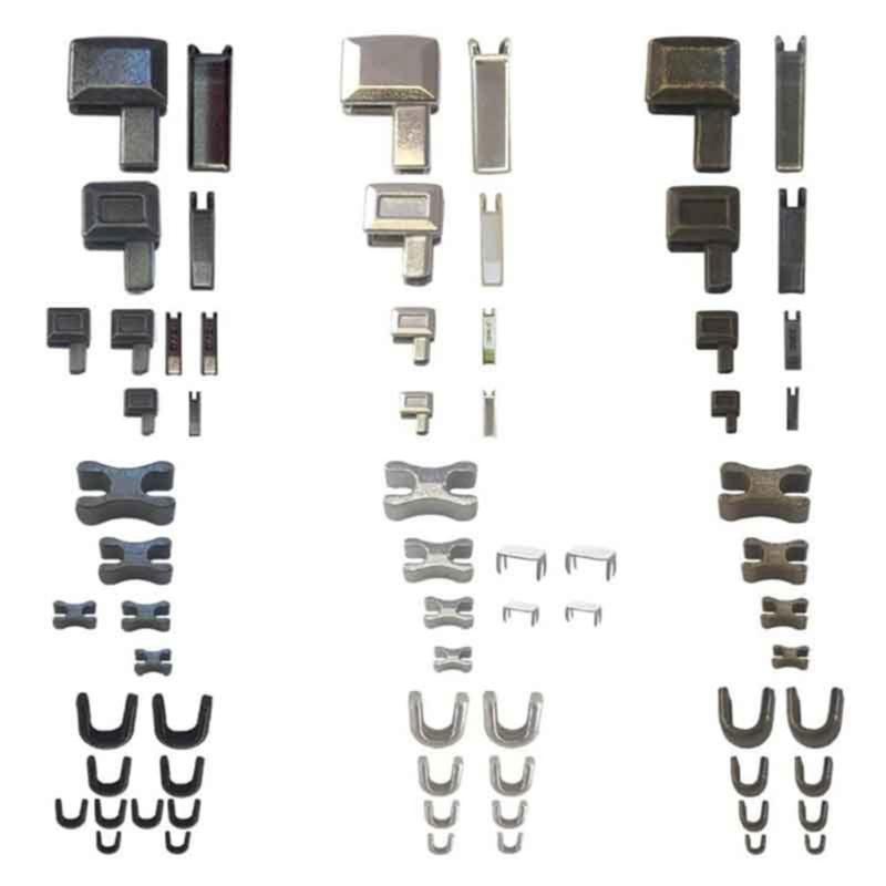 Einfach zu bedienendes Reißverschluss-Reparaturset Einfügestift Reißverschluss Unterer Reißverschlussstopper Für Kleidung Jacken Tasche Gepäck Nähen