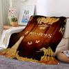 1pc The Lord of the Rings The Return of the King Flannel Blanket Soft Warm Throw for Home, Office, Travel, All-Season Cozy Bedding GiftL1031