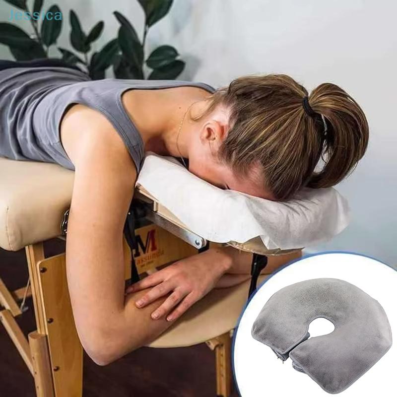 1Pcs SPA Face Massage Pad Beauty Salon Massage Headrest Pad Disposable Cotton Pillow Towel Cover Face Skin Care Tool