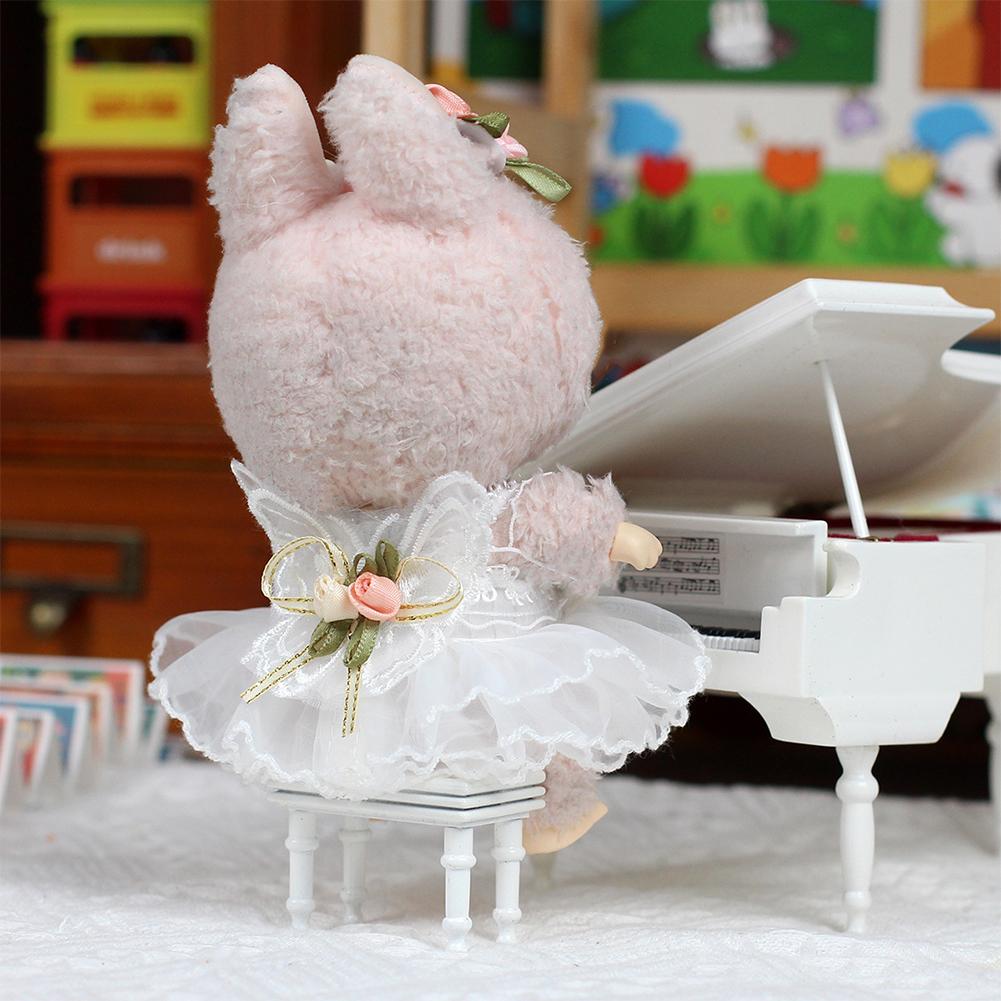 Miniature Princess Dress for 10cm Cotton Dolls Cute DIY Doll Clothes Fashion Accessories Lovely Outfit Gifts for Girls Friends