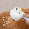 Pet Steam Brush USB Charging Detangling SelfCleaning Pet Hair Brush For Cats And Dogs Indoor Travel Bathroom