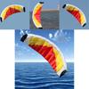 Flame Dual Line Parachute Kite With Handle And String For Beach Fun**