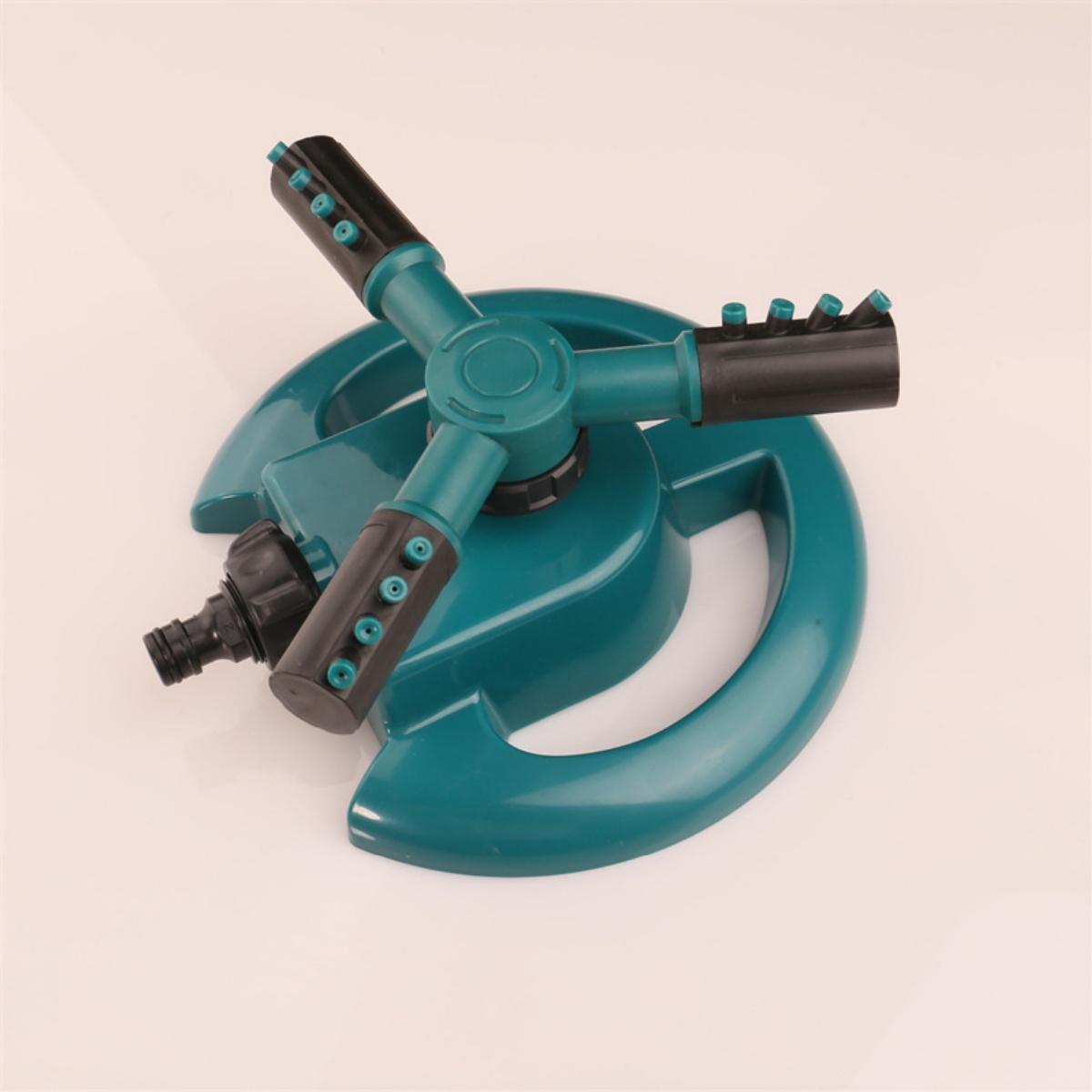 

Lawn Sprinkler Automatic Garden Water Sprinklers Irrigation System Large Area Coverage Rotation 360° Watering Irrigation Supply зелений