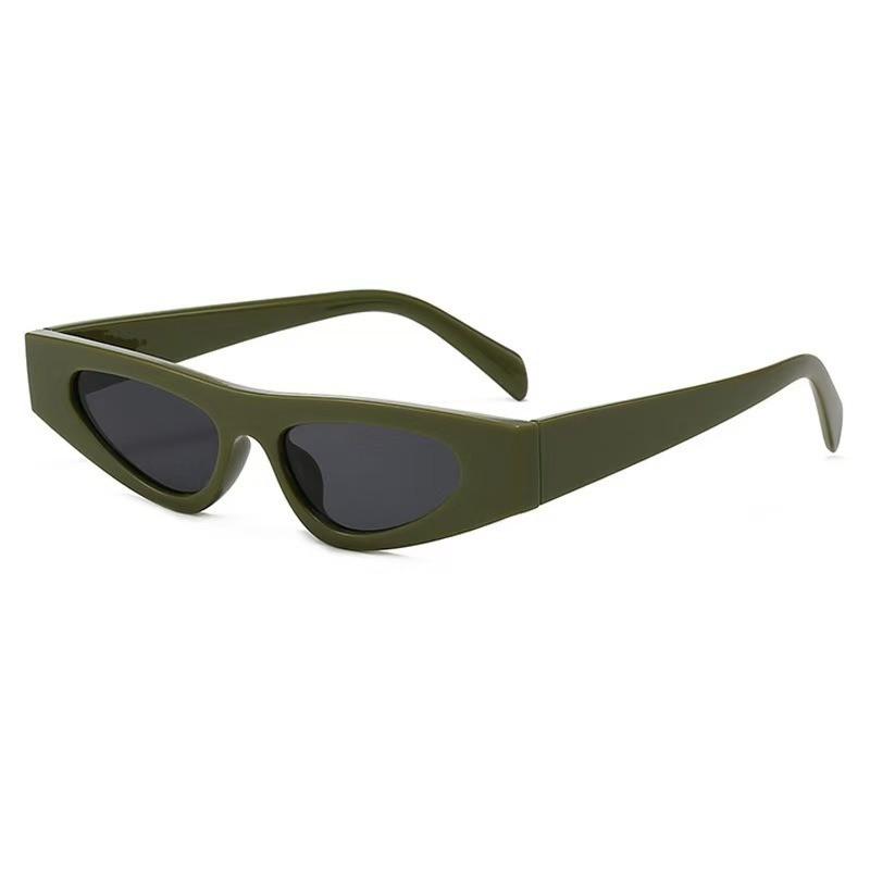 Triangle Sunglasses For Women Men Uv400 Red Lens Cat Eye Fashion Outdoor Sport