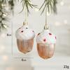 2 Stück Roségold Weihnachten Kleine Hängeanhänger Christbaumschmuck Schneemann Noel Frohe Weihnachten Deko 2025 Frohes Neues Jahr 2026