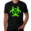 Vampire Biohazard Symbol Tshirt Casual Graphic Print Tee