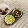 Anti Spill Raised Dog Cat Bowl Non-Slip Pet Food and Water Bowl Cat Feeding Bowl For Puppy Kitten