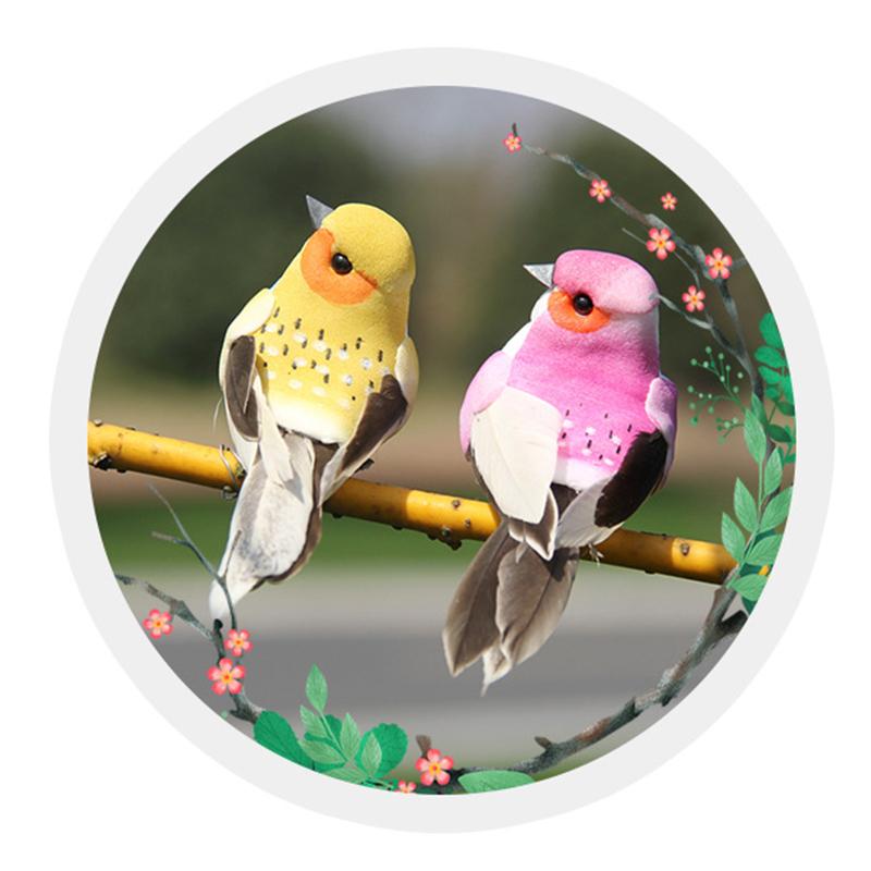 1 Piece Of Realistic Feathered Bird, Colorful Foam Bird, For Garden And Landscape Decoration, Craftwork.