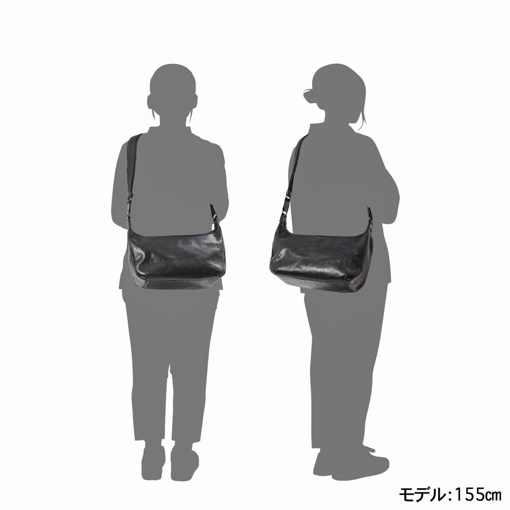 LEATHER CRAFT COMPANY Genuine Italian Leather Shoulder Bag EVERY LEV-1031 (Camel)