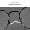 10Pcs Soft Silicone Conjoined Nose Pads Anti-Slip Comfort For Glasses Universal Pressure Relief Replacement For Sport Daily Wear