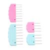 20 Pcs Knit Blocking Pins Kit 12 Large 8 Small Stainless Steel Crochet Blocking Combs for Sweaters Scarves Shawls