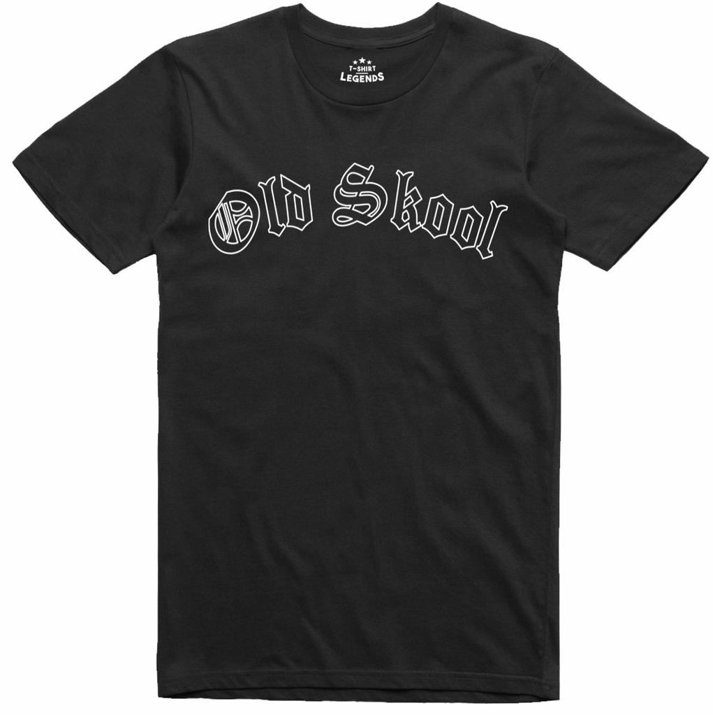 Unisexs T Shirt Old Skool School Retro Style 60s 70s 80s Cotton Tee