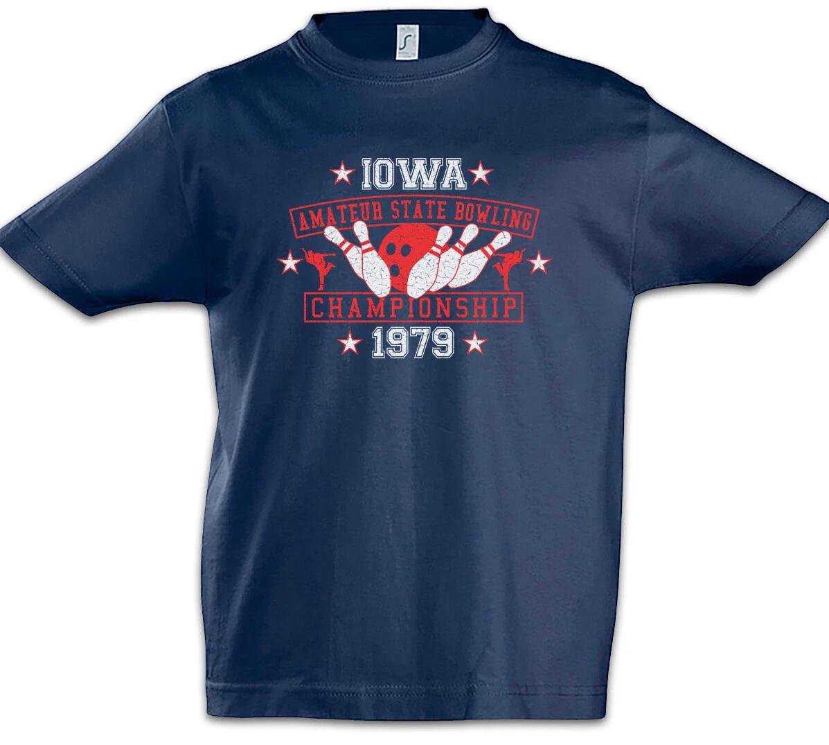 Iowa Amateur State Bowling Kids Boys kids boys T-Shirt Kingpin Fun Bowling McCracken 100