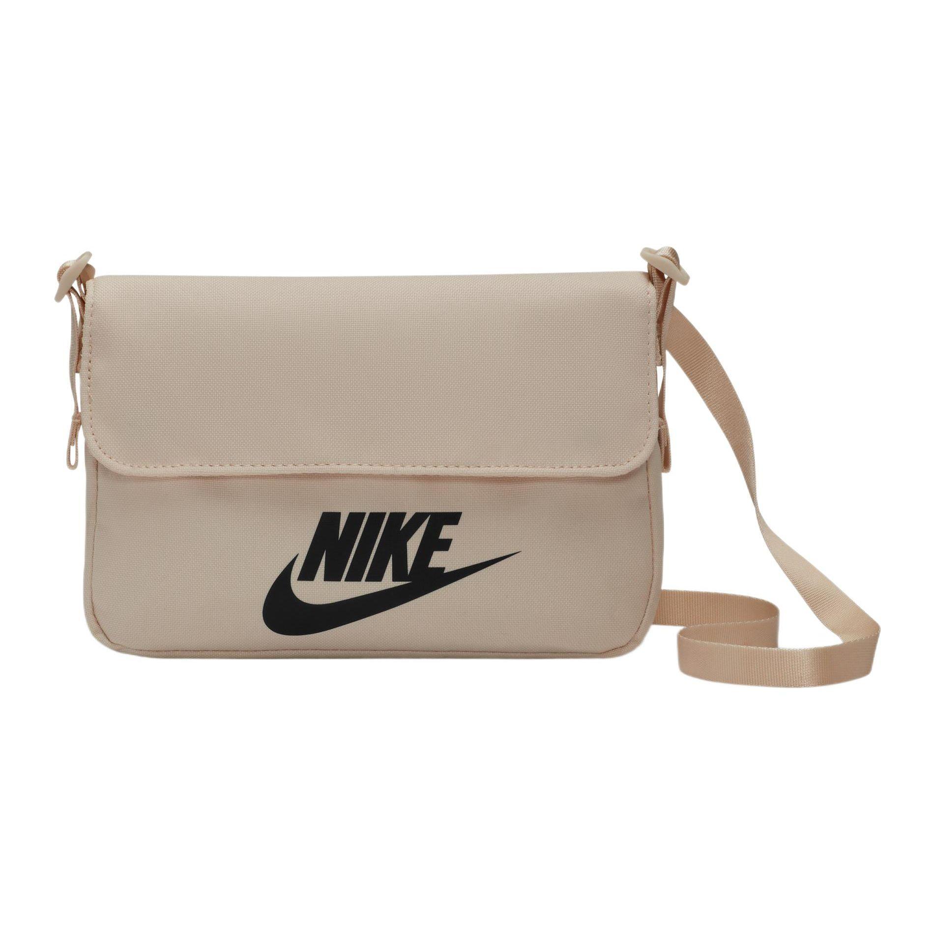 

Nike Large Logo Letter Print Adjustable Shoulder Strap Fabric Messenger Bag Women Shoulder Bag Khaki CW9300-219 Khaki