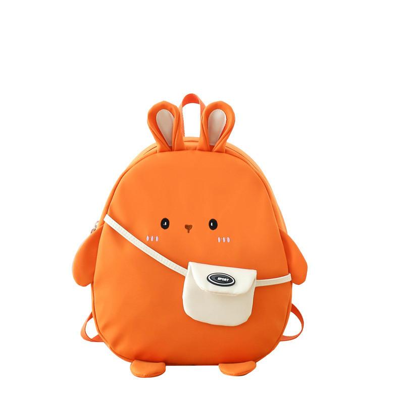 Charming Unisex Toddler Backpack Soft Polyester Lining Fun Animal Pattern School Bag