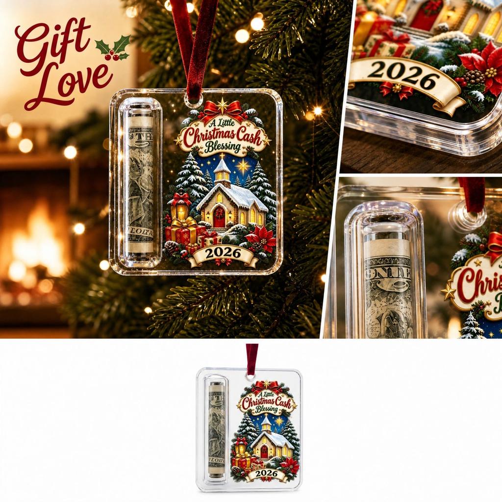 Acrylic Christmas Gift, Holiday Present for Gifting to Family and