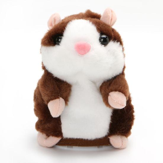 Cute Talking Nod Hamster Mouse Record Chat Pet Plush Toy Gift for Kids