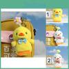 Soft And Fluffy Plush Duck Pendant Lovable Chick Doll Keychain For Fashionable Bags