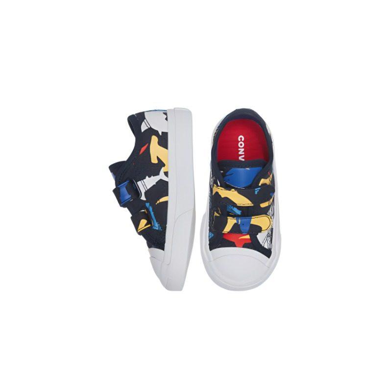 Converse Jack Purcell Low Top Baby & Toddler Shoes Black Blue Infant And Toddler 768146C