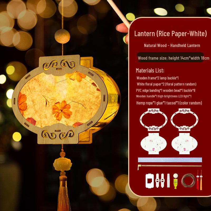 2025 Mid-Autumn Jade Rabbit Handheld Lantern DIY Kit for Kids