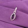 Natural Amethyst Sterling Silver Daughter Gift Unique Engagement Pendant Jewelry PP-59-3