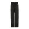 Dam Loose Cargo Byxor Hip Hop Sport Byxor Dragsko Lösa Breda Ben Casual Byxor