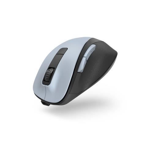 Souris optique sans fil 6 boutons MW-500 rechargeable, ergonomique, couleur noire - HAMA