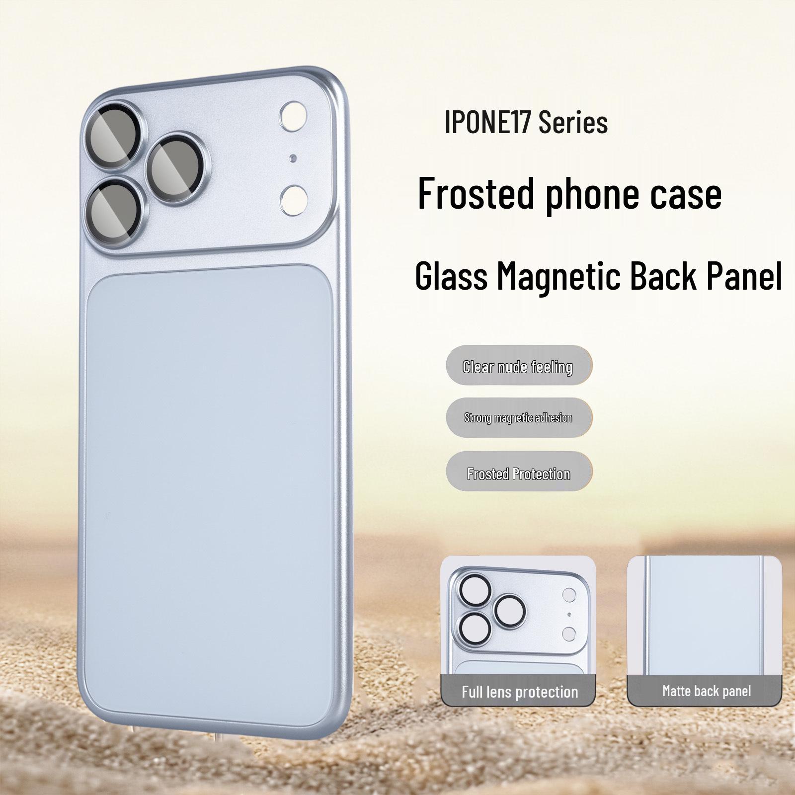 iPhone 17 Pro Max MagSafe Magnetic Phone Case with Drop-Proof Apple 16/15 Back Film 15 белый
