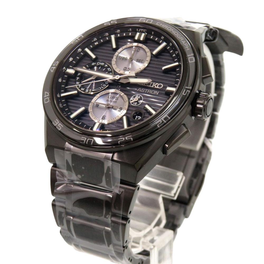 Used AUTHENTIC SEIKO SBXC179 5X83-0AP0-1 Astron Nexter Black Titanium Wristwatch