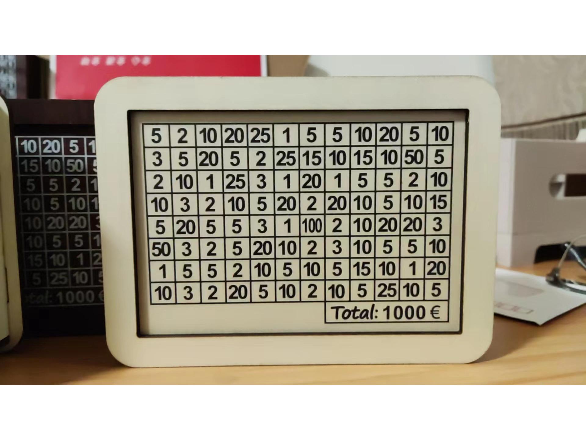 

Детская деревянная копилка со счетчиком - подарочная трансграничная копилка As Shown