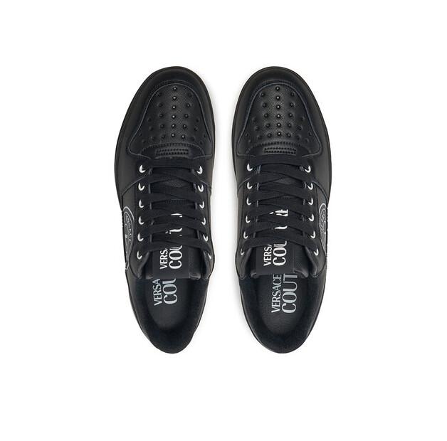 Мужские кроссовки Versace Jeans Couture Starlight 77ya3sj1 чёрные