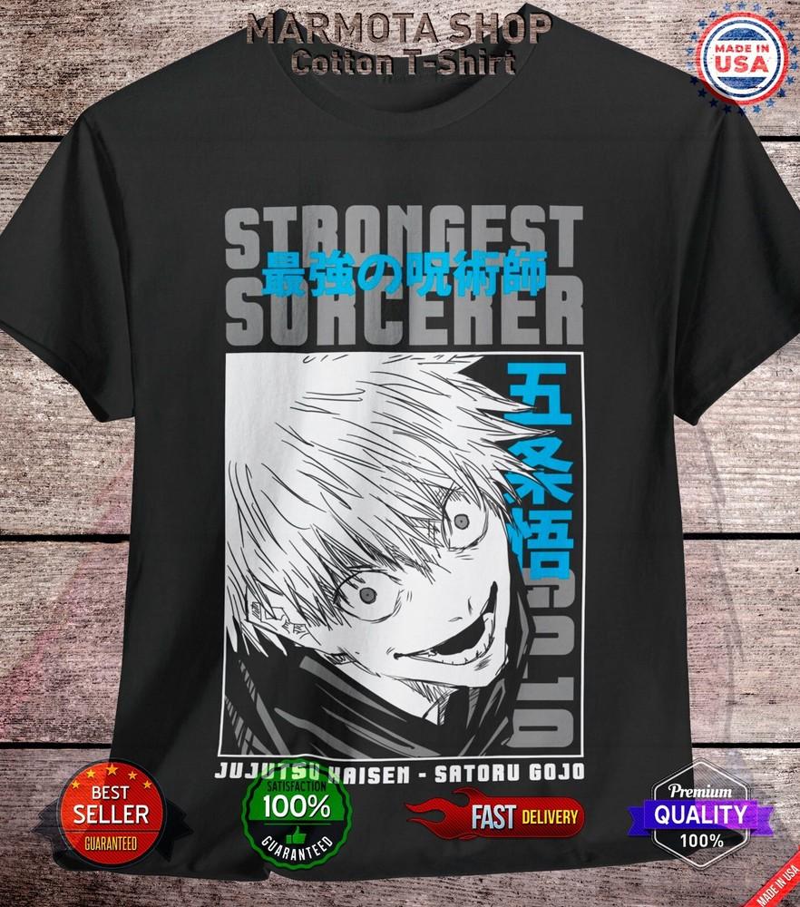 

Футболка Годжо Сатору Магическая битва Сукуна Аниме Японская футболка Манга JJK S