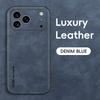 Retro Business PU Leather Slim Phone Case For IPhone 17 Pro Max Air 16 15 14 13 12 Plus Camera Full-pack Anti-Drop Protect Cover