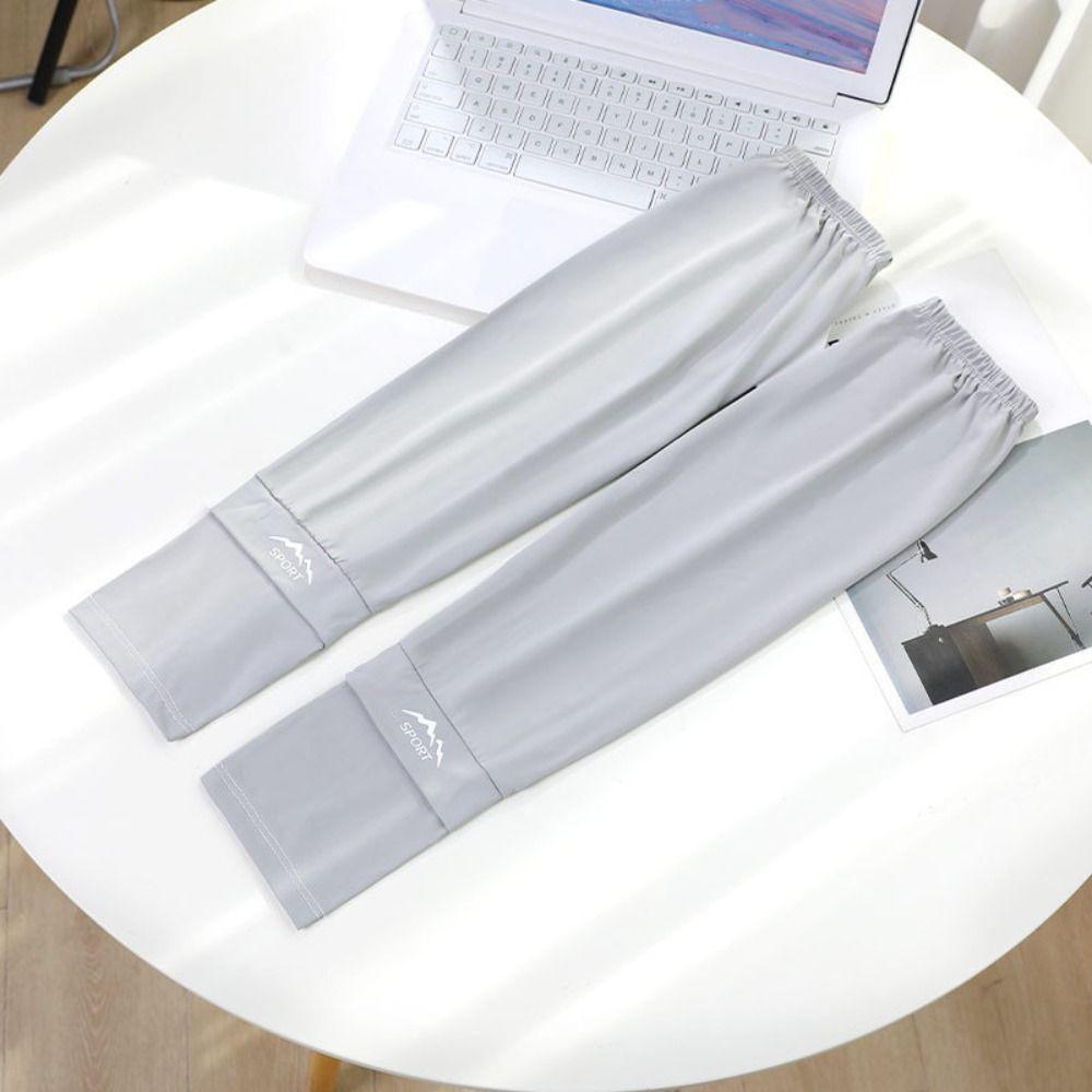 Loose Sunscreen Arm Sleeve Anti-UV Cycling Gloves Thin Ice Silk Sleeves  Women/men