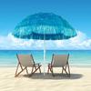 Hawaiianischer Garten Strand Sonnenschirm für Balkon Terrasse Schnüre Strand Blau
