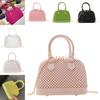 Pvc Shell Bag With Chain Strap For Daily Casual Women And Teen Girls