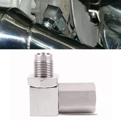 THB030 90 Degrees Spacer Oxygen Sensor Extender O2 CEL Eliminator Angled Adapter
