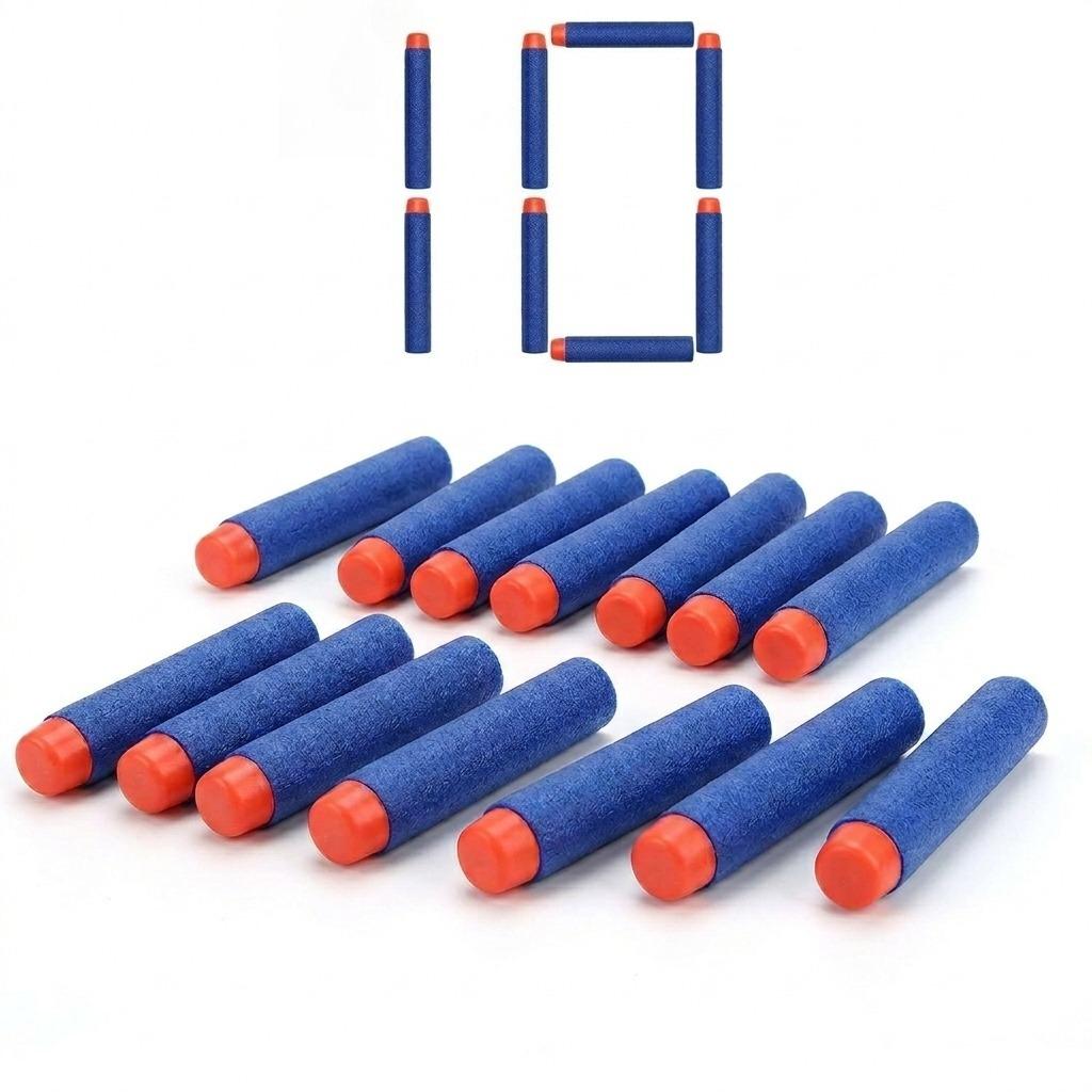 100Pcs Soft Bullets Refill Darts 7.2Cm Round Head Foam Ammo For Toy Gun Blasters Kids Outdoor Shooting Game Accessories Gift