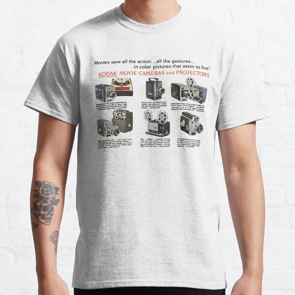 MOVIE CAMERA   1950s ADVERT Classic T Shirt 4XL