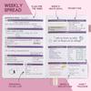 Weekly Monthly Life Planner To Increase Productivity Agenda A5 Notebook Diary Time Management and Hit Your Goals Organizer 2023