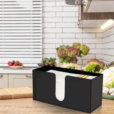 Tischplatten-Papierhandtuchspender Spender für gefaltete Servietten Einfacher Taschentuchspender Aufbewahrungsbehälter für Papierhandtücher für Esszimmer