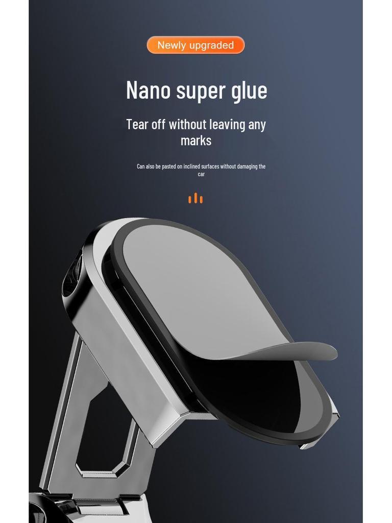 Magnetische Faltbare Autotelefonhalterung: Armaturenbrett Multi-Winkel Rotationshalterung mit Logo Geschenk