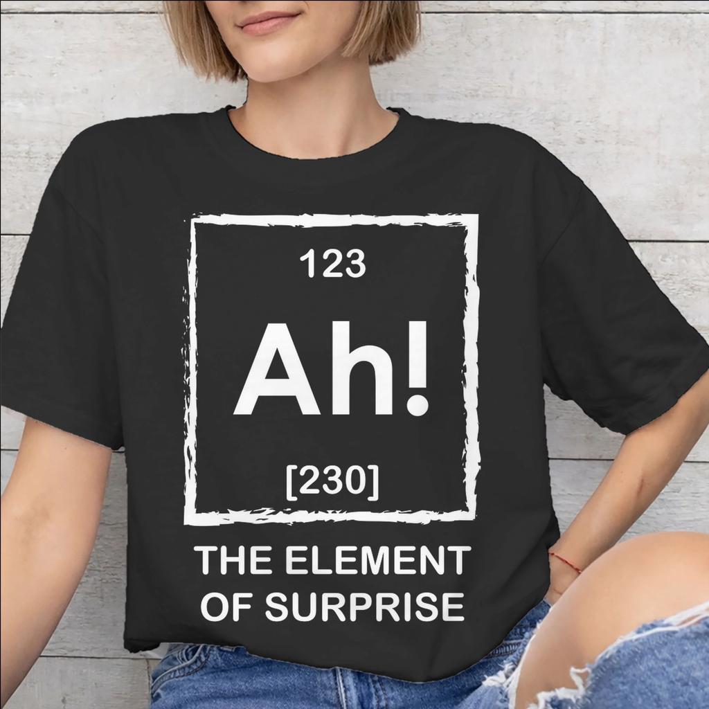 Ah The EleUnisext Of Surprise Tee Shirt for Unisex Unisex Printed T Shirts 100 Cotton Clothing