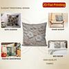 2D Floral Embroidered Pattern Decorative Pillow Covers Pattern Cushion Cover Suitable For Sofa Bedroom Car Pillow Cover