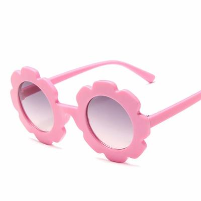 Kids Round Sunglasses Sunflower Design UV400 Protection Cute and Stylish for Boys Girls