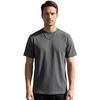 Herren Rundhals-T-Shirt Einfach Einfarbig Sommer-T-Shirt Atmungsaktiv Locker Geschnitten Stilvolles T-Shirt für Büro Dating Party Streetwear