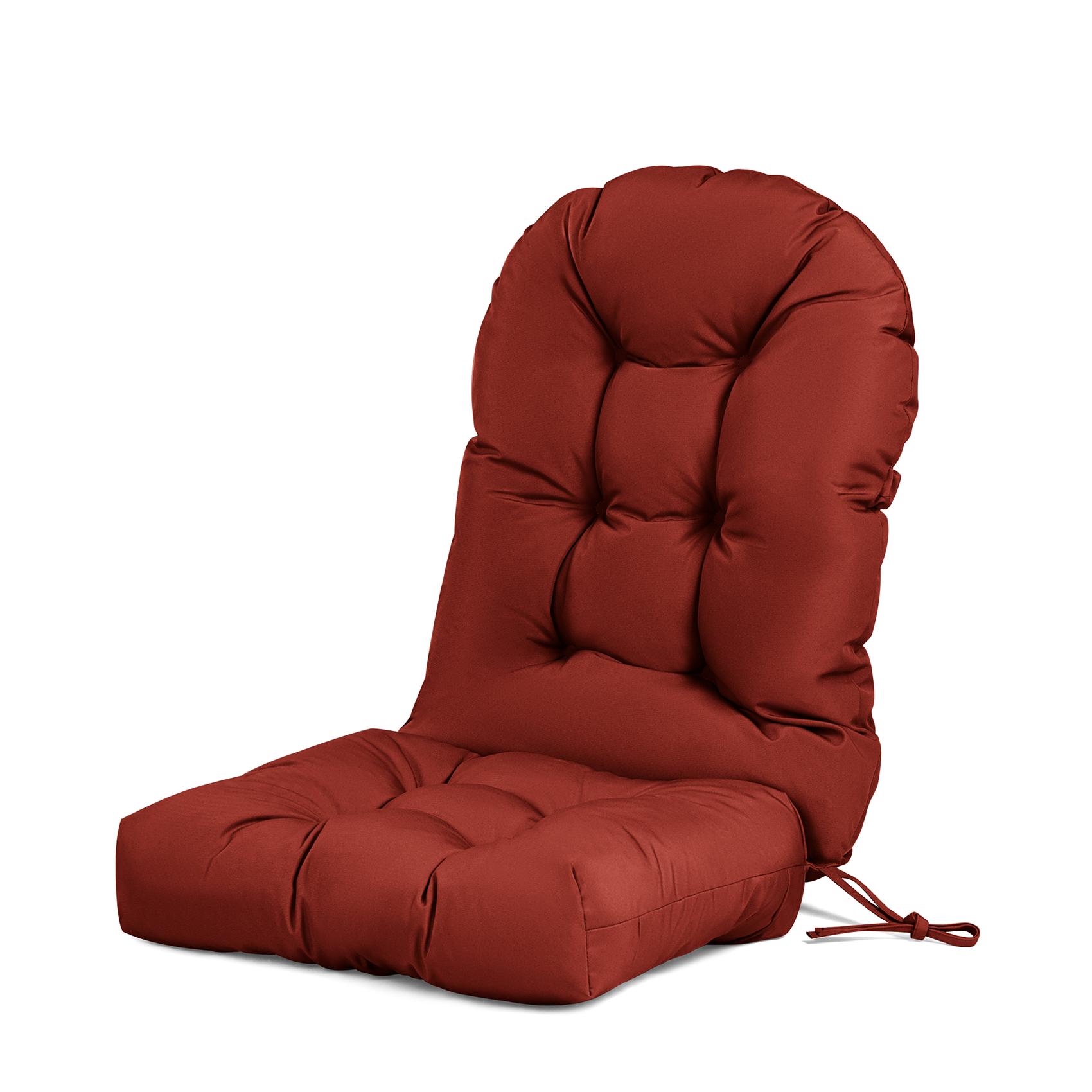 Rocking Chair Cushion With Ties Waterproof Non-slip Fade-resistant For Patio High Back Chair Chaise Lounge Cushions Replacement 44x19x4in