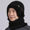 Men's Winter Warm Knitted Hat with Velvet Ear Protection for Seniors